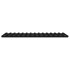 Estructura de cama madera maciza de pino negro 100x200