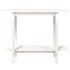 Mesa consola de madera maciza de pino blanco 110x40x80