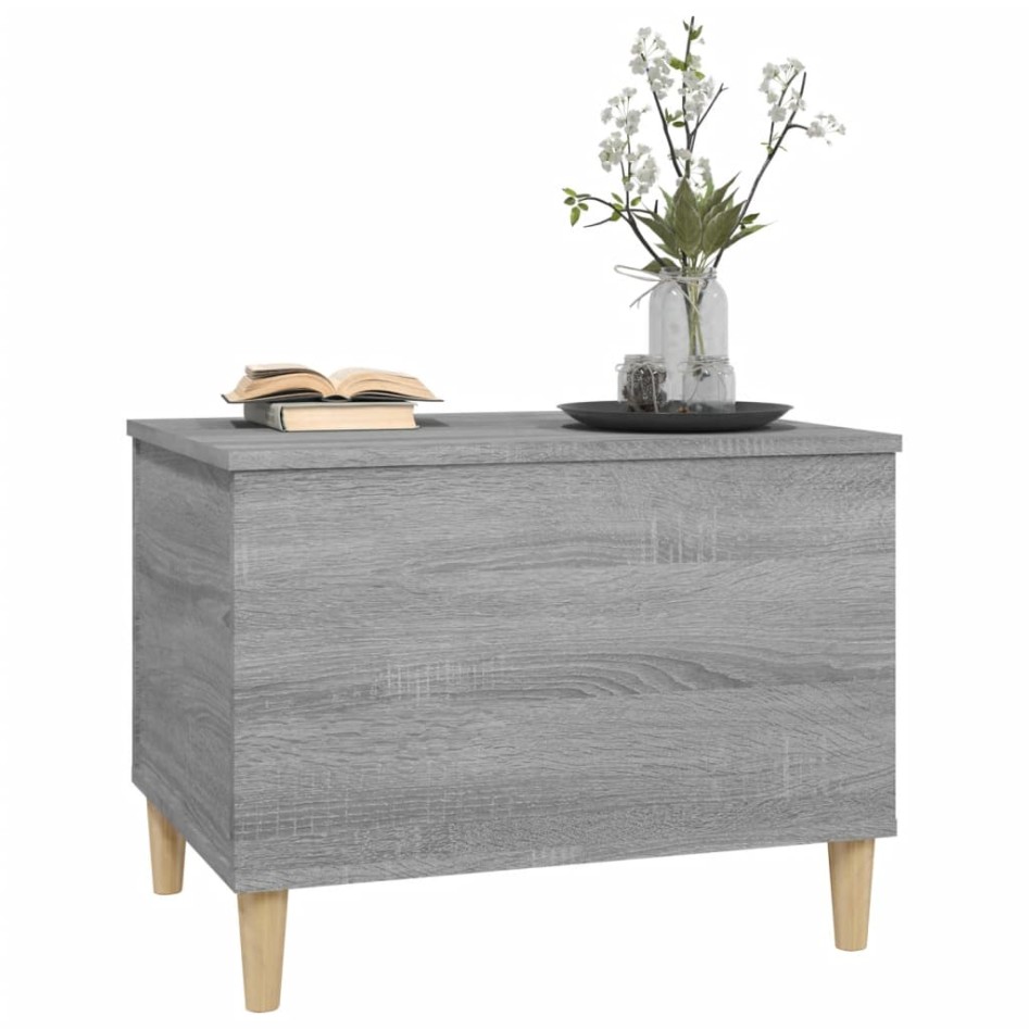 Mesa de centro madera contrachapada gris Sonoma 60x44,5x45