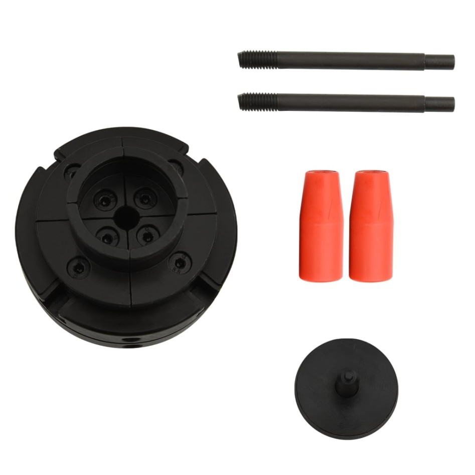 Mandril de madera 4 mordazas con conexión M33 acero 100