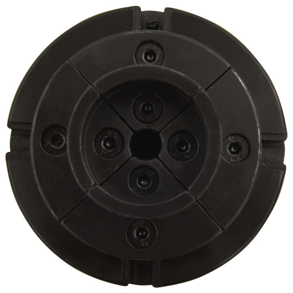 Mandril de madera 4 mordazas con conexión M33 acero 100