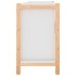 Aparador de madera contrachapada blanco 107x38x60