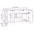 Aparador de madera contrachapada blanco 107x38x60