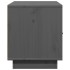 Mueble de TV de madera maciza de pino gris 80x34x40