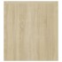 Mueble de TV con luces LED roble Sonoma 120x35x40