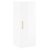 Armario de pared blanco brillante 34,5x34x90