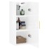 Armario de pared blanco brillante 34,5x34x90
