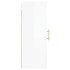 Armario de pared blanco brillante 34,5x34x90