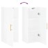 Armario de pared blanco brillante 34,5x34x90
