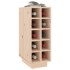 Botellero madera maciza de pino 23x34x61