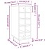 Botellero madera maciza de pino 23x34x61