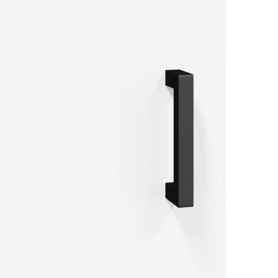 Aparador de madera de ingeniería blanco 69,5x34x90