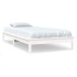 Estructura de cama madera maciza de pino blanco 90x200