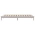 Estructura de cama madera maciza de pino blanco 90x200