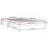 Estructura de cama madera maciza de pino blanco 90x200