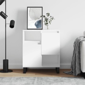 Aparador de madera contrachapada blanco 60x35x70