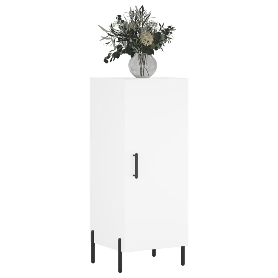 Aparador madera de ingeniería blanco 34,5x34x90