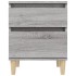 Mesitas de noche 2 unidades gris Sonoma 40x35x50