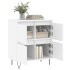 Aparador de madera contrachapada blanco 60x35x70