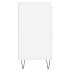 Aparador de madera contrachapada blanco 60x35x70