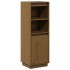 Aparador alto de madera maciza de pino marrón miel 37x34x110