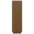 Aparador alto de madera maciza de pino marrón miel 37x34x110