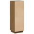 Aparador alto de madera maciza de pino marrón miel 37x34x110