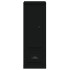 Aparador alto madera contrachapada negro 36x35,5x103,5