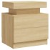 Mesita de noche madera de ingeniería roble Sonoma 45x35x52