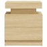 Mesita de noche madera de ingeniería roble Sonoma 45x35x52