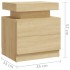 Mesita de noche madera de ingeniería roble Sonoma 45x35x52