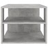 Mesa de centro madera de ingeniería gris hormigón 100x50x40