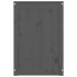 Baúl para la colada madera maciza de pino gris 44x44x66
