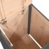 Baúl para la colada madera maciza de pino gris 44x44x66