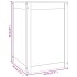Baúl para la colada madera maciza de pino gris 44x44x66
