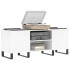 Mueble para discos madera contrachapada blanco 121x38x48