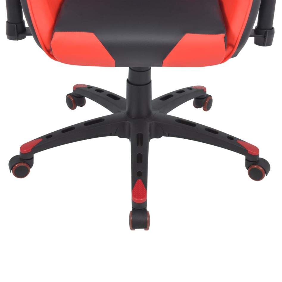 Silla de escritorio reclinable Racing de cuero artificial