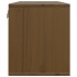 Armario de pared madera maciza de pino marrón miel 80x30x35