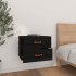 Mesita de noche de pared negro 50x36x40