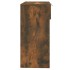 Mesa consola madera contrachapada roble ahumado 90x36x75