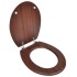 Asiento inodoro WC MDF tapa diseño