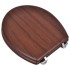 Asiento inodoro WC MDF tapa diseño