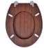 Asiento inodoro WC MDF tapa diseño