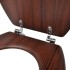 Asiento inodoro WC MDF tapa diseño