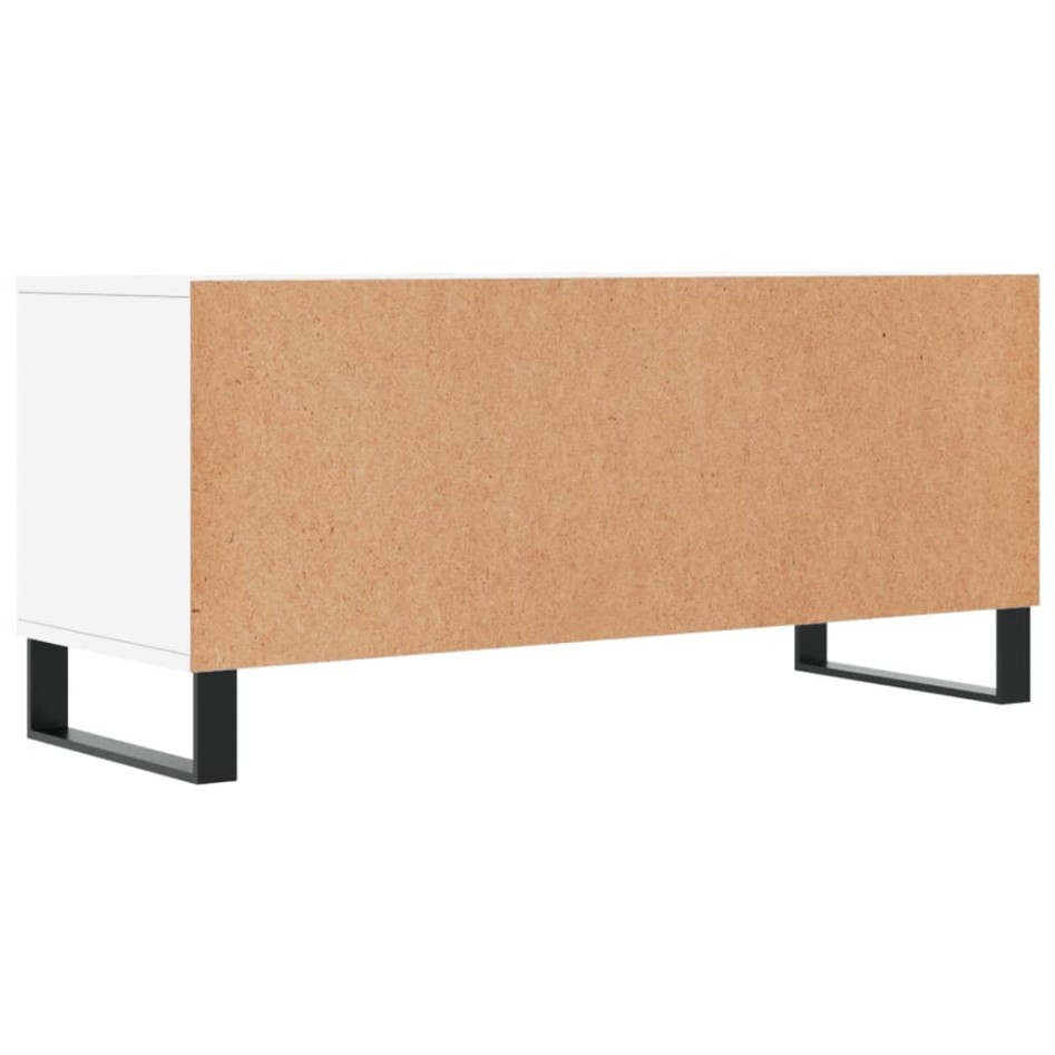 Mueble para TV madera contrachapada blanco 100x34,5x44,5