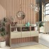 Aparador de madera contrachapada roble Sonoma 105x30x70