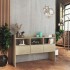 Aparador de madera contrachapada roble Sonoma 105x30x70