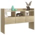 Aparador de madera contrachapada roble Sonoma 105x30x70