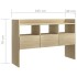 Aparador de madera contrachapada roble Sonoma 105x30x70