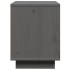 Mesitas de noche 2 uds madera maciza de pino gris 40x30x40